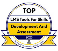 Premio de eLearning Industry por las mejores herramientas de LMS para desarrollar y evaluar las habilidades