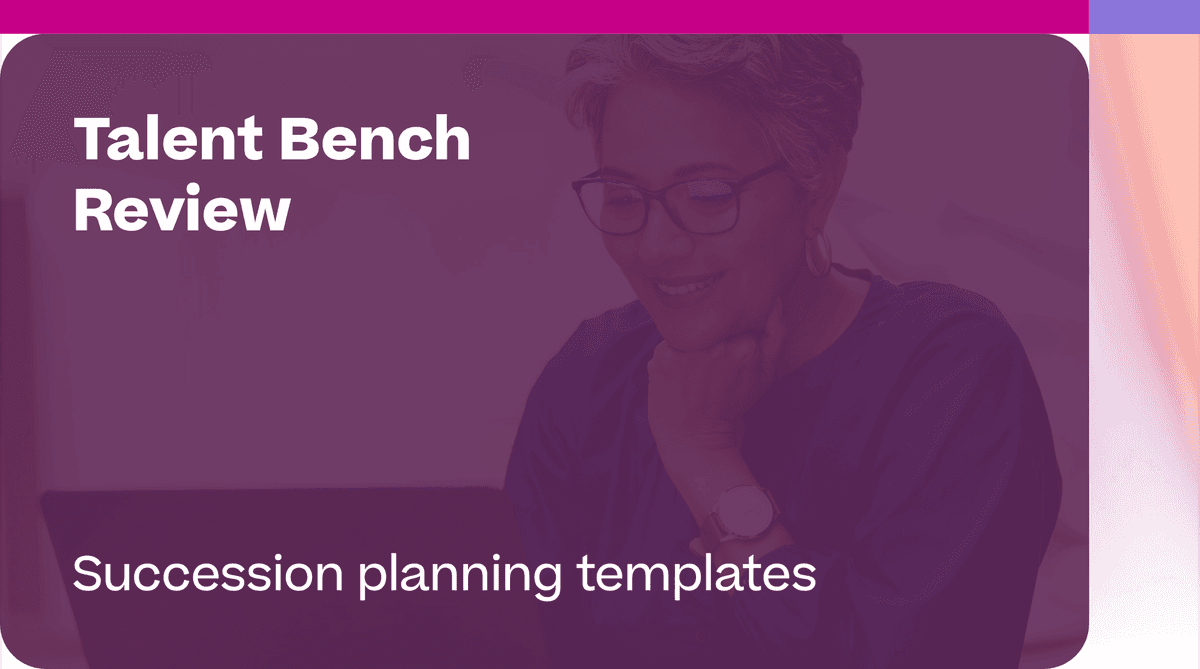 Succession planning templates